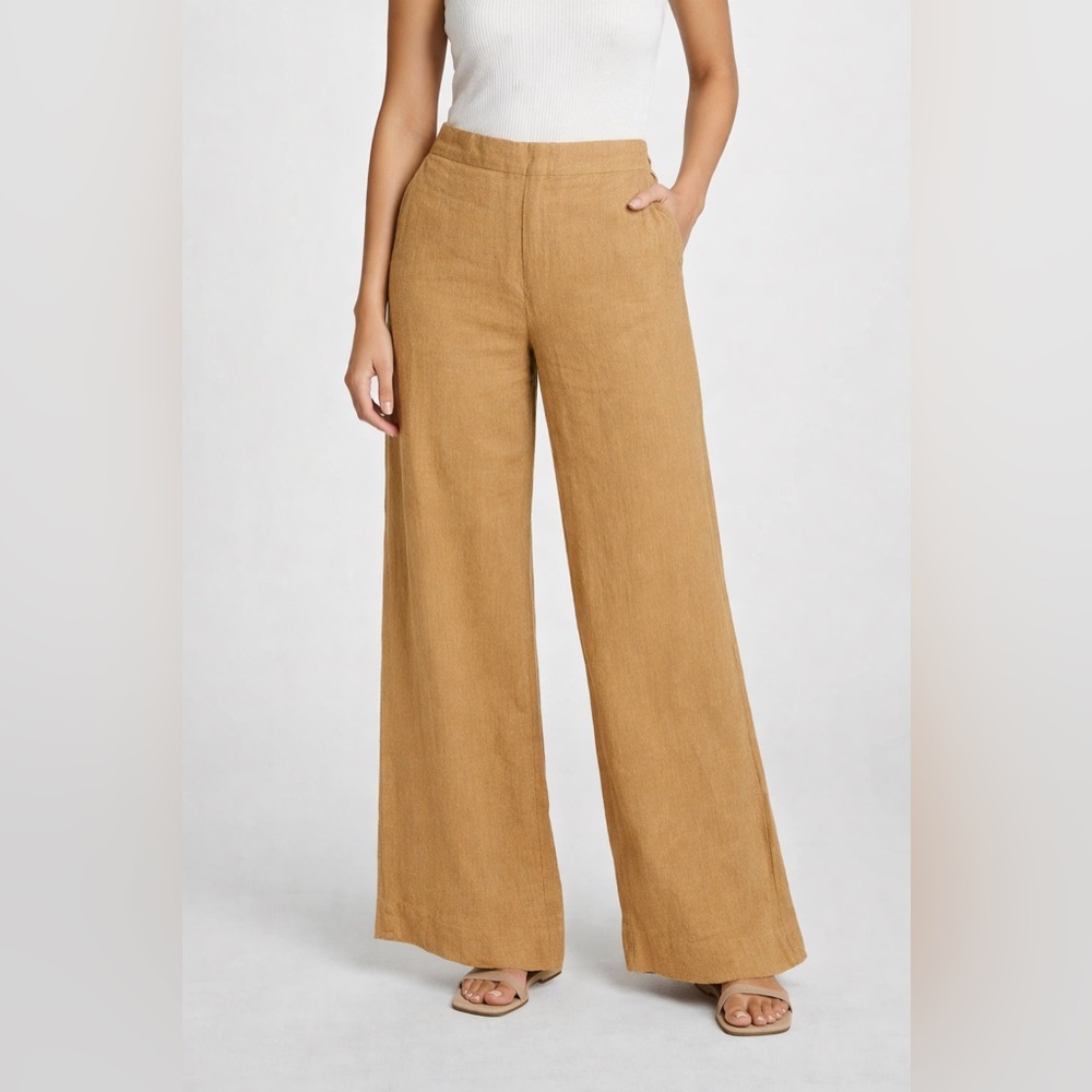Forever 21 Tan Wide-Leg Pants